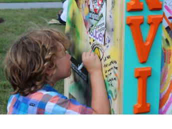 Child Drawing at FIGMENT DC