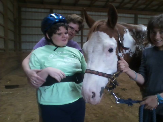 SOAR Student with SOAR Horse Cassie