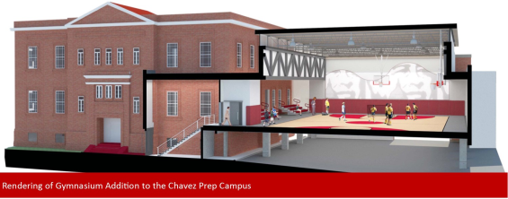 Rendering of the Gymnasium Addition