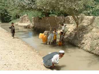 Common Water Source in Afghanistan