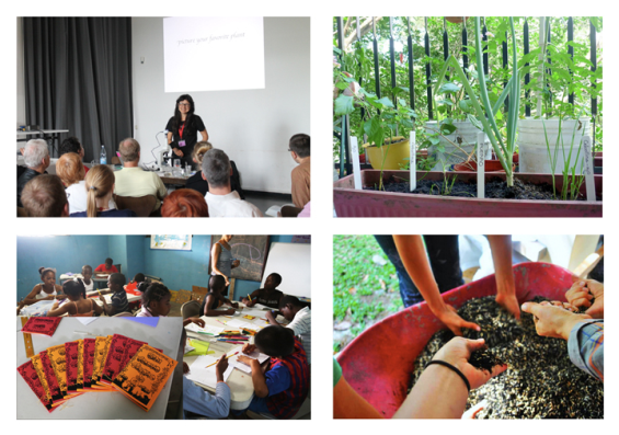 Claire Pentecost, Cambio Creativo fanzine workshop, Mi Abasto urban gardening workshops