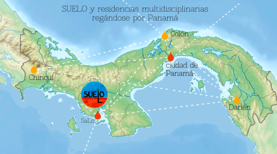 map of Panama and networks we could create through the spreading of SUELO