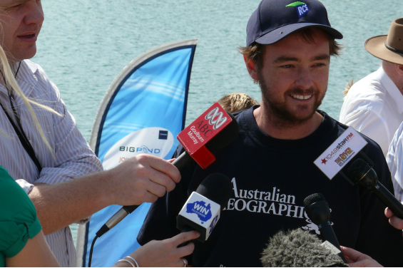 Lloyd Godson emerges from his BioSUB