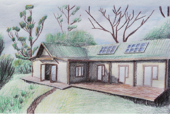 Artist's impression of the new Visitor House 2